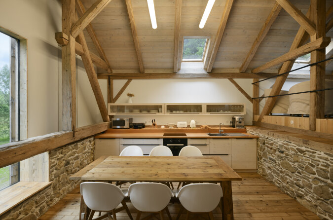 Apartment Barn Kuklik - Cooking and dining